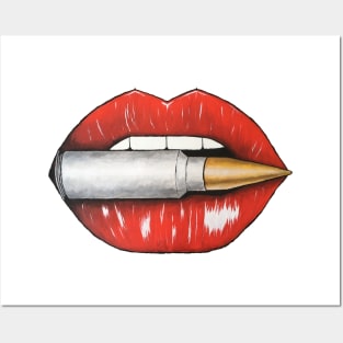 Red Lipstick Bullet Posters and Art